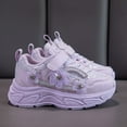 thumbnail image 5 of Cathalem Girls' Sneakers Girls Sneakers Colorful Walking Shoes Kids for School Daily Sports (Purple,12.5), 5 of 6