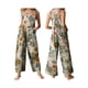 thumbnail image 5 of SAYOO Mujer Tallas Grandes Mono,Cuello Cuadrado Sin Mangas Casual Overol SAYOO Sexy, 5 of 8