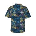 thumbnail image 3 of Goofa Halloween Elements Hawaiian Shirt for Men, Unisex Summer Beach Casual Short Sleeve Button Down Shirts,Aloha Tropical Floral print shirt-Large, 3 of 9