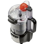 Hamilton Beach Stack & Snap 10-Cup Black Food Processor with Big Mouth