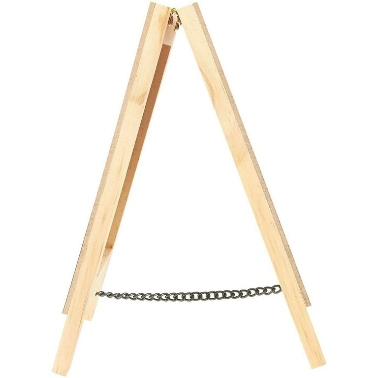 Juvale Small Double Sided Easel, Black Chalkboard & White Dry