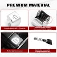 thumbnail image 5 of Xotic Tech Silver Car Window Control Power Push Button Cap Replacement,Window Glass Lift Master Switch Repair Cover,Compatible with Mercedes Benz C E S GLC Class W205 W213 W222 W253 X253(Rear Left), 5 of 9