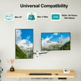 thumbnail image 2 of Soporte de pared para dos monitores MOUNT PRO para pantallas de 13 a 32 pulgadas, color blanco, 2 of 9