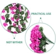 thumbnail image 3 of unbranded 2Ud Con Flores Artificiales Colgantes En Seda Color Púrpura Para Hogar, 3 of 6