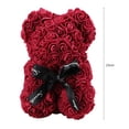 thumbnail image 3 of Rosas artificiales Oso PE Espuma Flores Muñecas San Valentín Boda Regalos de cumpleaños Ndcxsfigh libre de BPA, 3 of 6