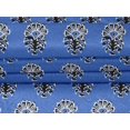 thumbnail image 5 of oneOone Velvet Blue Fabric Block Sewing Material Print Fabric By The Yard 58 Inch Wide, 5 of 5