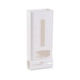 thumbnail image 1 of Caja de almacenamiento de plástico Yuarrent con hueco para organización de cocina y montaje en pared no perforado blanco, 1 of 6