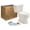 White, variant on Mansfield Pro-Fit3 Watersense High-Efficiency Ada Elongated Toilet In A Box, 1.28 Gpf
