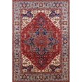 thumbnail image 1 of Ahgly Company Machine Washable Indoor Rectangle Industrial Modern Rosy Pink Area Rugs, 8' x 12', 1 of 7