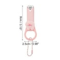 thumbnail image 4 of Unique Bargains 1 Pc Round Ring Nail Clippers Toenail Clippers 3.15"x0.98" Pink, 4 of 7