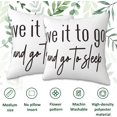thumbnail image 4 of Throw Pillow Cover Case Give It to God and Go to Sleep Pillow Covers 18x18 Inch Set of 2,Soft Decorative Throw Pillow Case for Living Room Bedroom Sofa Couch Cushion Covers, 4 of 6