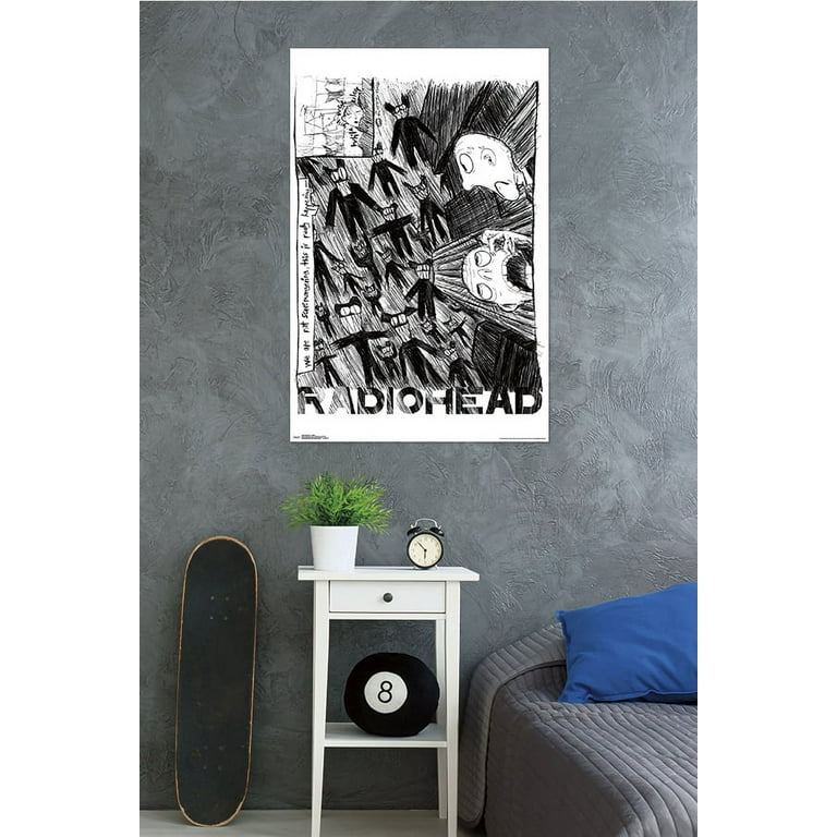 RADIOHEAD ポスター Radiohead - Scribble Wall Poster, 22.375