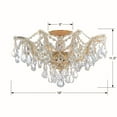 thumbnail image 4 of Crystorama Lighting - Five Light Ceiling Mount - Ceiling Mount - Maria Theresa, 4 of 5