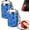 Blue, variant on Mini Coin Storage Keychain, 2-in-1 Portable Coin Holder, Pocket Coin Bank