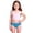 Blue, variant on Toddler Girls Cute Bow Print Triangle Bikini Bottom Solid Quick Dry High Cut Bathing Panty Comfort Summer Beach Pool Swim Bottoms for Kids 2-3 Years