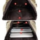 thumbnail image 4 of Mochila de viaje escolar KAUKKO para universidad flexible con portátil para 15 ", 22L (lienzo / Caqui) KAUKKO  EP5AApricot[2pcs], 4 of 5