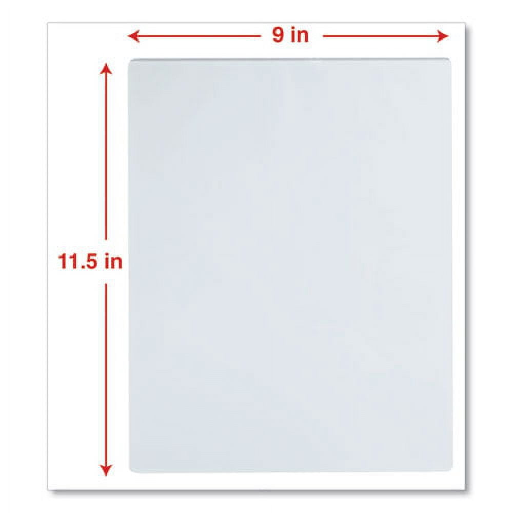 Laminating Pouches, 3 Mil, 9" X 11.5", Matte Clear, 25/pack | Bundle of 5 Packs