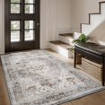 thumbnail image 1 of -Area Rug X Entryway Mat Indoor- Machine Washable Rug-Soft Small Rug-Vintage Non Slip Carpet-Rugs for Kitchen Laundry Room Bathroom Decorative Accent Rug for in Front of Sink, 1 of 7