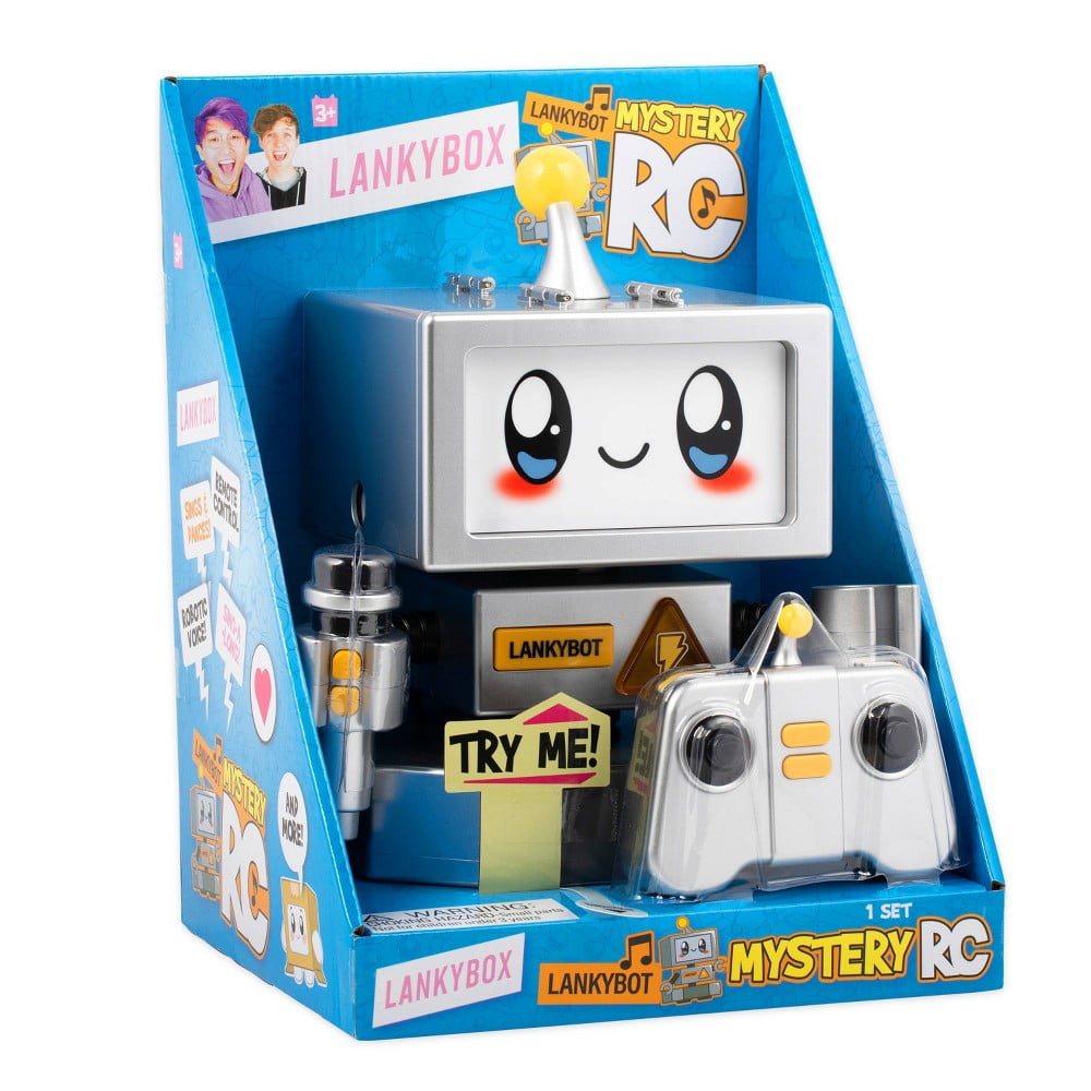 LankyBox LankyBot Mystery RC Mystery RC with Surprise Toys to Discover Inside, Officially Licensed Merch