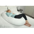 thumbnail image 5 of Pharmedoc White Total Body Pillow Cover - Replacement C Shaped Cover, 5 of 5