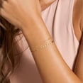 thumbnail image 3 of Turandoss Dainty Layered Coin Bracelets 14K Gold Plated Handmade Layering Bead Chain Gold Layered Coin Chain Bracelets for Women(Coin Chain & Bead Chain), 3 of 8