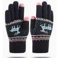 thumbnail image 2 of Mujer Navidad doble capa cervatillo más gruesos guantes cálidos tejer guantes de muñeca mitones Fridja  nalpqowj3232, 2 of 4