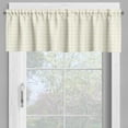 thumbnail image 4 of Ambesonne Moroccan Valance & Curtain, Quatrefoil Dot Petals, 55"x30", Mustard Pale Grey, 4 of 6
