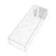 thumbnail image 4 of Jarrón rectangular Jarrón acrílico Jarrón decorativo Jarrón rectangular largo Jarrón rectangular 30x10x6.5cm 12 agujeros, 4 of 9