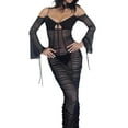 thumbnail image 5 of Coduop Women Mesh Sheer Bikini Cover Ups See Through Sleeveless Bodycon Cami Dress, 5 of 9