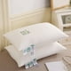 thumbnail image 1 of Alternativa de plumón de poliéster blanco con núcleo de almohada de hotel | Soporte ajustable para personas que duermen boca abajo | Buena elasticidad Diseño desmontable | 17.72x29.13 pulgadas |, 1 of 5