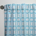thumbnail image 3 of Designart 'Abstract Retro Pattern Design XIII' Mid-Century Modern Curtain Panel, 3 of 5