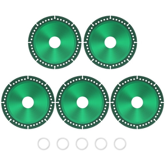 5Pcs 4.5 Inch Indestructible Disc for Grinder Multifunctional Indestructible Cutting Disc for Smooth Cutting Chamfering Grinding Materials