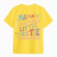 thumbnail image 5 of kpoplk Girls Graphic Short Sleeve T Shirts Kids Summer Oversized Tops Casual Crewneck Tees 5-14 Years(Yellow,7-8 Y), 5 of 6