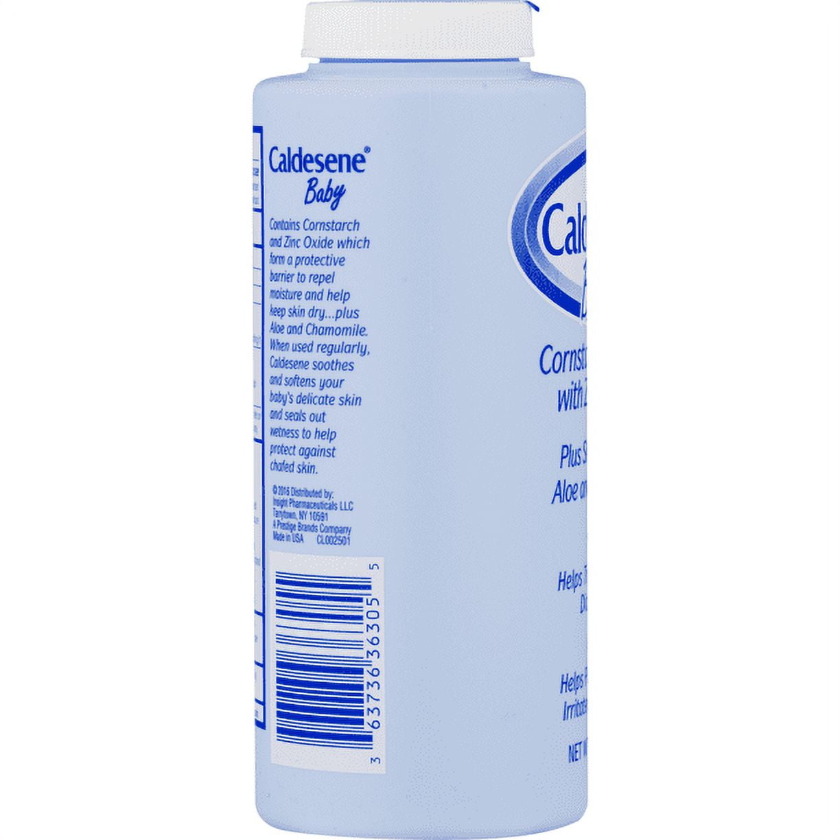 3 Pack - Caldesene Baby Cornstarch Powder With Zinc Oxide 5 oz Each
