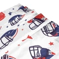 thumbnail image 3 of Yayeee Shower Curtain with Hooks 72"x72" Waterproof Fabric Bathroom Hanging Decor, Star Spangled Helmets, 3 of 5