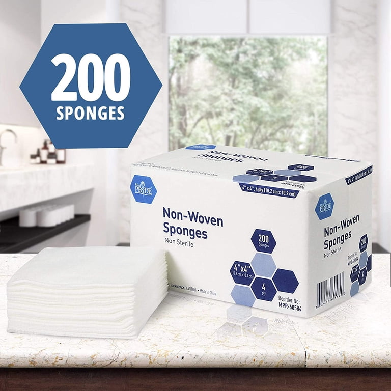 MedPride Gauze Pads, 4" x 4", 4-Ply, 200-Count photo 4