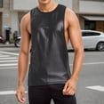 thumbnail image 2 of Telankuip Mens Tank Tops 2026 Summer Fashion Graphic Print Sleeveless Tee Lightweight Cooling Comfy Workout T-Shirts Beach Vacation Novelty Undershirts 7-Black S, 2 of 8