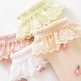 thumbnail image 5 of Biezeib Baby Girls Knee High Socks Cute Floral Print Lace Ruffles Dress Socks Newborn Stockings for Toddler Clothing Accessories, 5 of 6