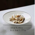 thumbnail image 2 of Ceramic Deep Plate Tableware Breakfast Plate Fruit Plate Solid Salad Plate Dessert Plate Dinner Plate Kitchen Restaurant Home Plate, 2 of 7