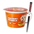 thumbnail image 1 of Cuenco de cerámica para ramen TOPWCK de 1 litro con tapa, apto para microondas, apto para gatos, 1 of 8
