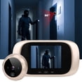 thumbnail image 4 of 2.8in TFT LCD, Visión Nocturna Por Infrarrojos Almacenamiento Cíclico Puerta Mirilla Cámara Visor De Puerta Visual Para Apartamento Cámara Timbre Ding Dong Control De Acceso Inteligente, 4 of 7
