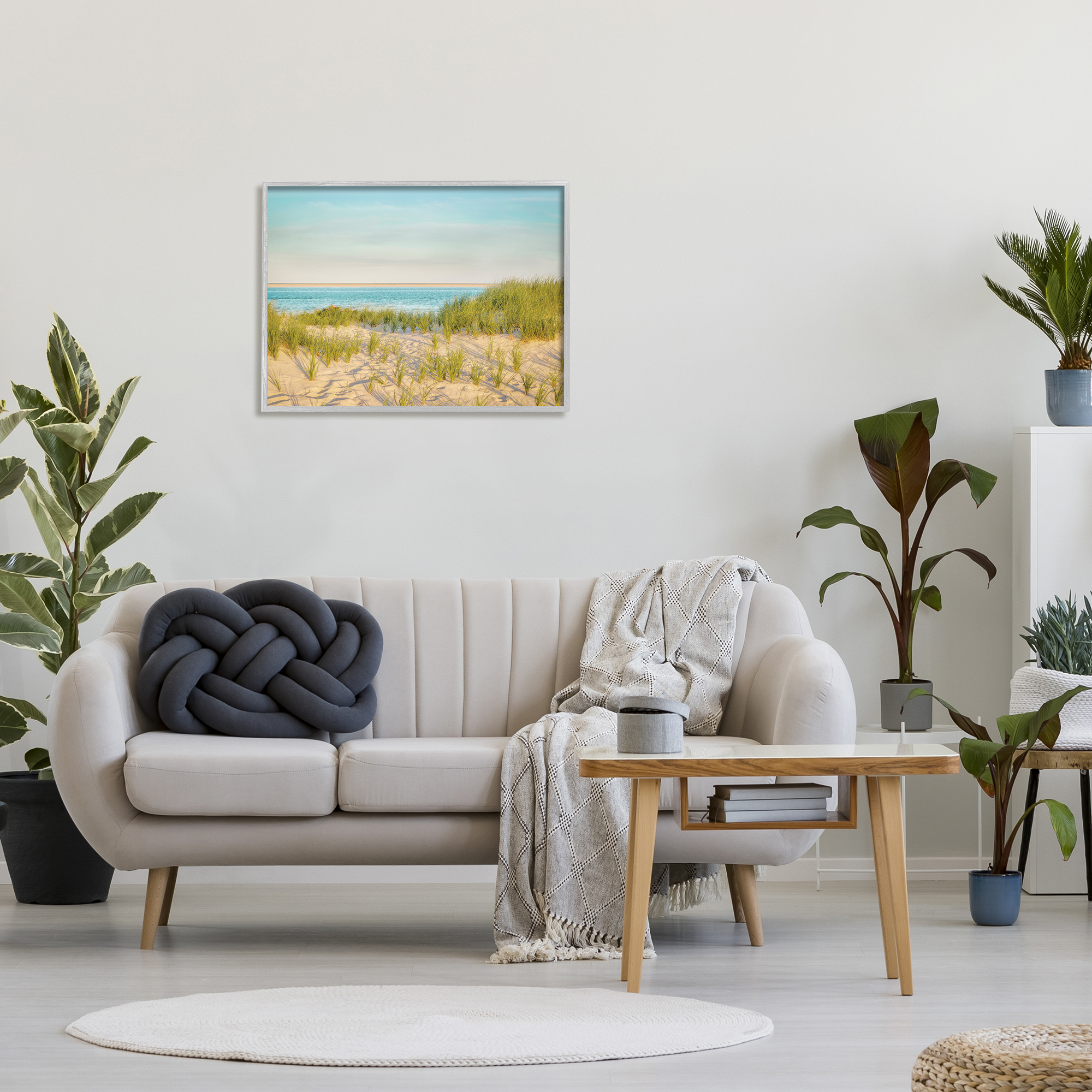 Stupell Industries Tall Grass Sand Dunes Nautical Beach Landscape, 24 x 30, Designed by Brooke T. Ryan