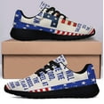 thumbnail image 3 of Jesus Cross American flag As For Me and My House Shoes Sneakers Black Size 7.5, 3 of 7