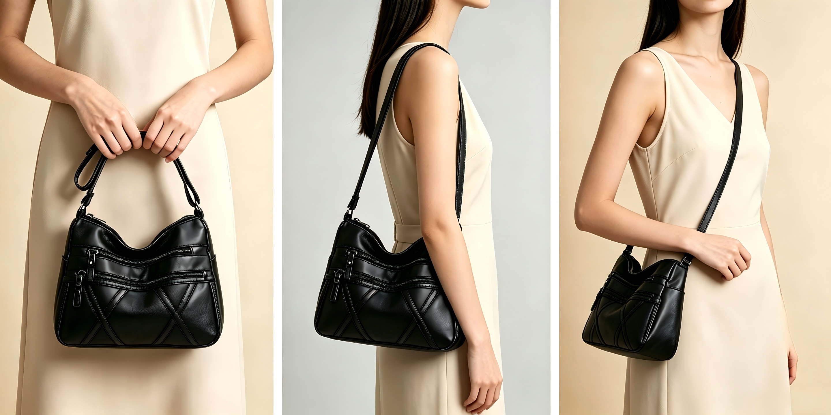 Fidac PU Leather Multi-Pocket Crossbody Bag photo 5