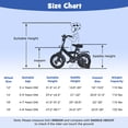 thumbnail image 3 of Costway Kids Bike, 12 Inch Bicycle for Children with Removable Training Wheels, Dual Brakes Blue, 3 of 10