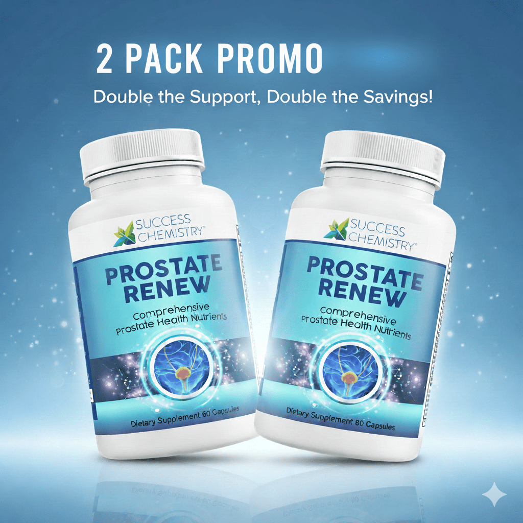 Success Chemistry Prostate Renew with Saw Palmetto Extract - General Health & Wellness Support for Men - 60 Count