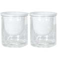 thumbnail image 1 of 2 Pcs Jardinière Transparente à Arrosage Automatique pour Plantes, Fleurs et Herbes d'Intérieur et d'Extérieur, 1 of 9