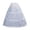 White, variant on Ticikt Girls' 3 Petticoat Full Flower Girl Crinoline Skirt Crinoline Underskirt,Color:White,Size:One Size