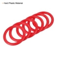 thumbnail image 4 of Uxcell 4cm Plastic Carnival Ringtoss Rings Game Hoop 24 Pack (Blue, Orange, Red, Yellow), 4 of 5