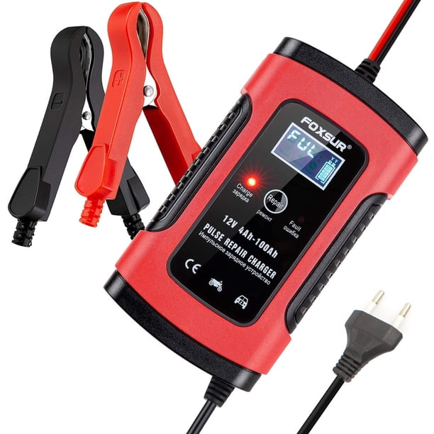 Cargador Coche Portable Kuymtek Jump Starter 12V 5A Naranja para Moto SUV